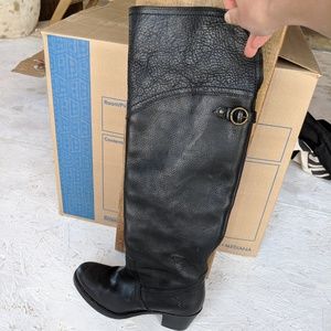 Frye Over the Knee Heeled Boots